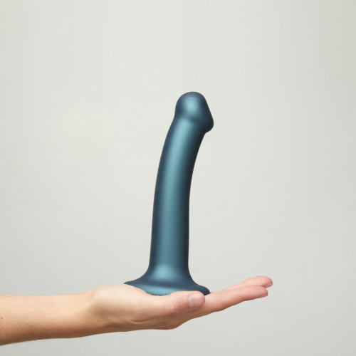 n11730-strap-on-me-duck-egg-blue-metallic-shine-mono-density-dildo-medium-2