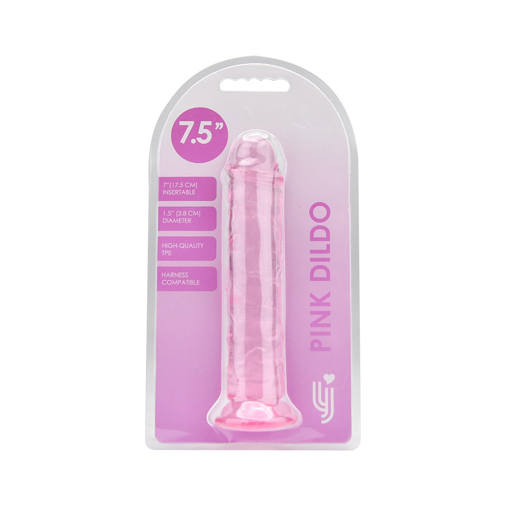 n12305-loving-joy-7-5-inch-suction-cup-dildo-pink-pkg
