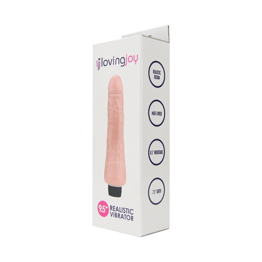 n12403-loving-joy-9-5-inch-realistic-vibrator-vanilla-2-pkg